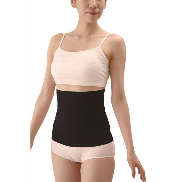 温感うすぽか腹巻き ブラック ブラック