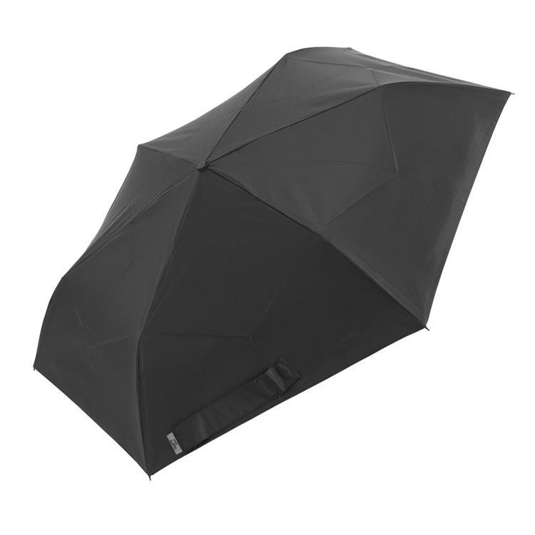 折りたたみ傘 晴雨兼用 SpattoShut 形状記憶傘 55cm チャコールグレー チャコールグレー