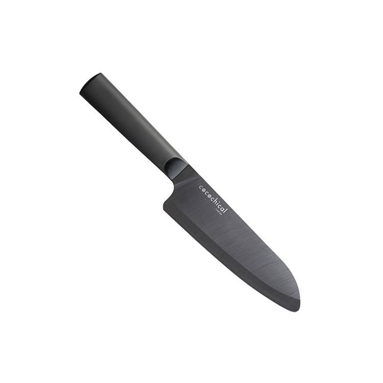 セラミックナイフ 三徳大 16cm ブラック ブラック