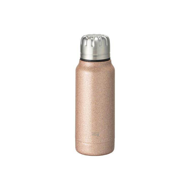 アンブレラボトルミニグリッター 190ml ピンクゴールド 水筒 ピンクゴールド