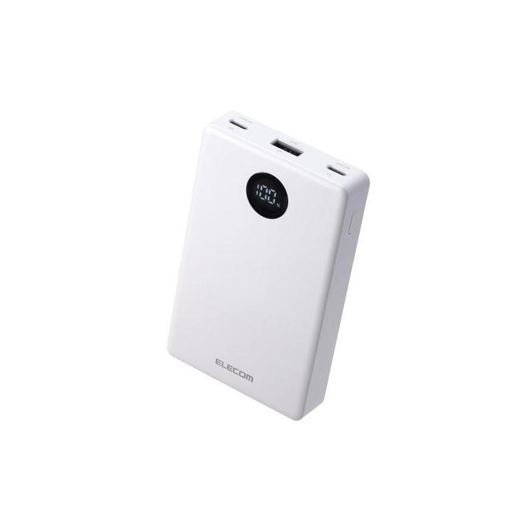半固体バッテリー 10000mAh ホワイト ホワイト