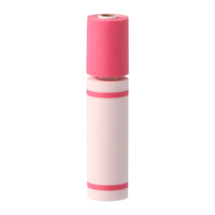 水性ペンで書けるマスキングテープ　スリム・ミシン目・２巻セット　ライン　ピンク ピンク