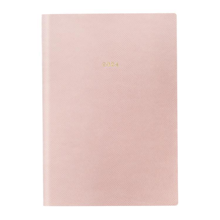 ２０２４年３月始まり手帳　週間バーチカル　Ａ５　ＥＤｉＴ　スープル・プリュス　ピンク ピンク