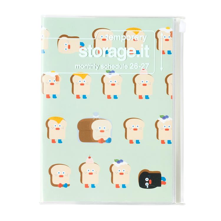 2026年3月始まり手帳 月間 A5 ストレージイット ブランチブラザー トースト トースト