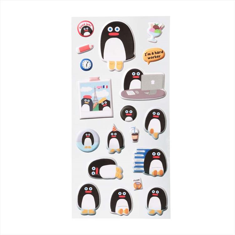 ふわもこシール ブランチブラザー ペンギン ペンギン