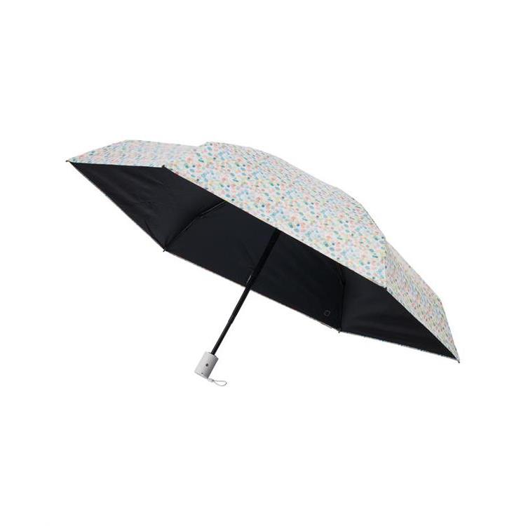 estaa エスタ ミラクルテックプロテクション 折りたたみ傘 晴雨兼用 自動開閉 カラフルドット ライトイエロー ライトイエロー