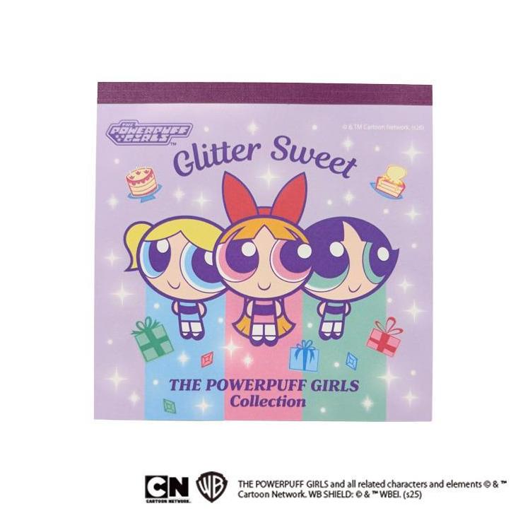 スクエアメモ パワーパフガールズ パープル パープル