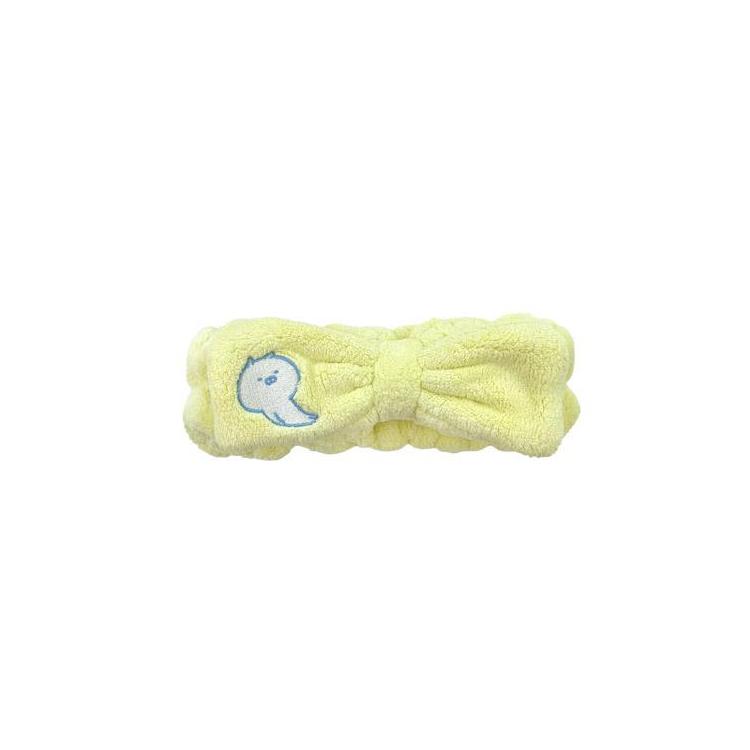 ヘアバンド&ポーチセット うさまるメイクアップ イエロー