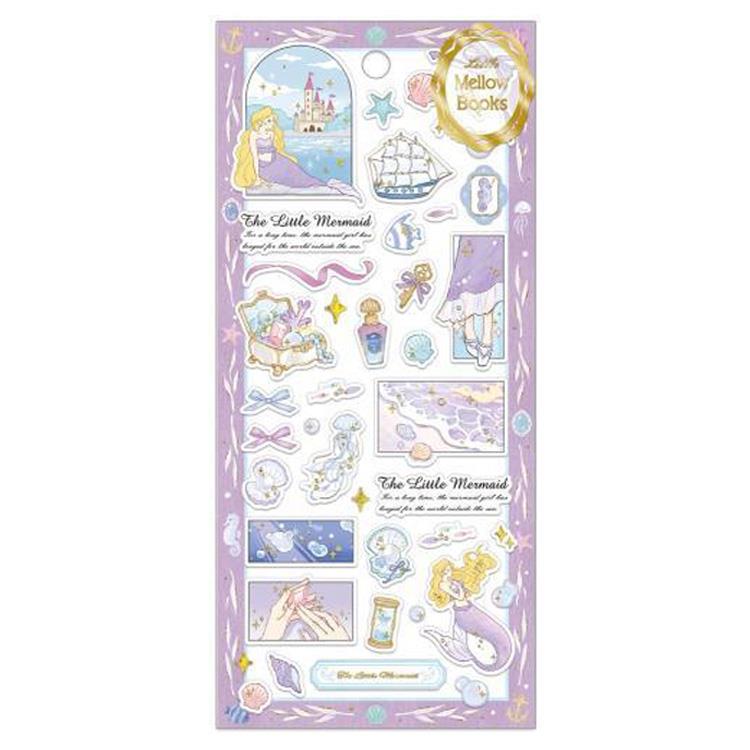 リトルメロウブックスステッカー リトルマーメイド リトルマーメイド