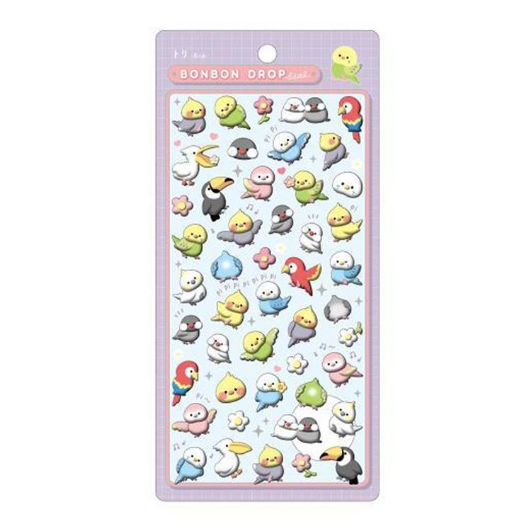 ボンボンドロップシール アニマル トリ トリ