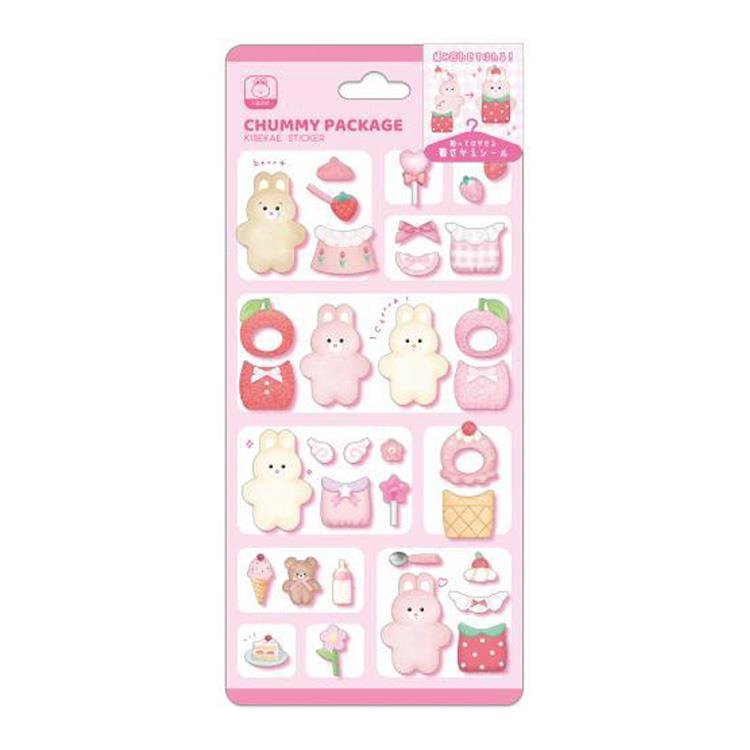 チャミーパッケージステッカー ベリーピンク ベリーピンク
