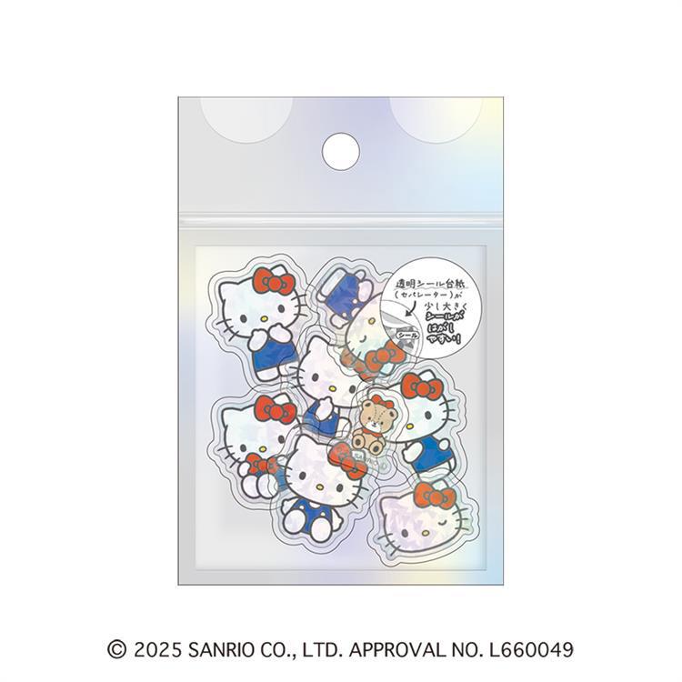 オーロラホログラムクリアフレークシール ハローキティ