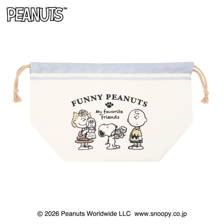 ファニー ピーナッツ ランチ巾着 スヌーピー