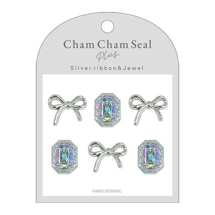 チャムチャムシール プラス シルバーリボン&シルバーハート シルバーリボン&シルバーハート