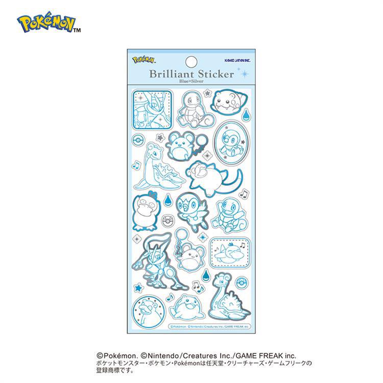 ブリリアントステッカー ポケモン みずタイプ みずタイプ