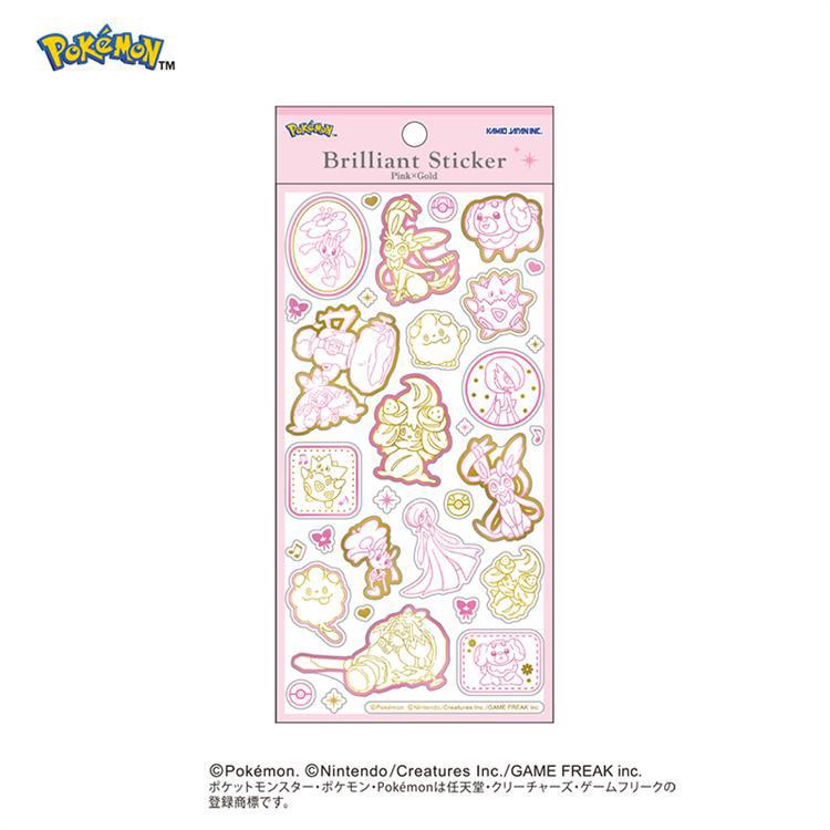 ブリリアントステッカー ポケモン フェアリータイプ フェアリータイプ