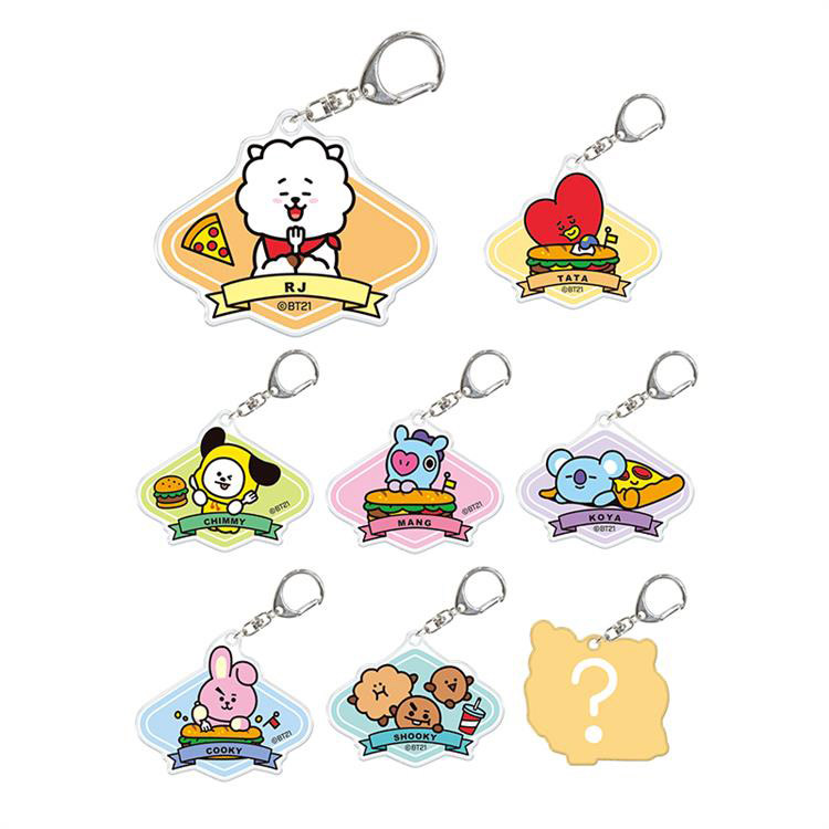 Bt21アクリルキーホルダーTATA✕CHIMMY✕COOKY - クリアファイル