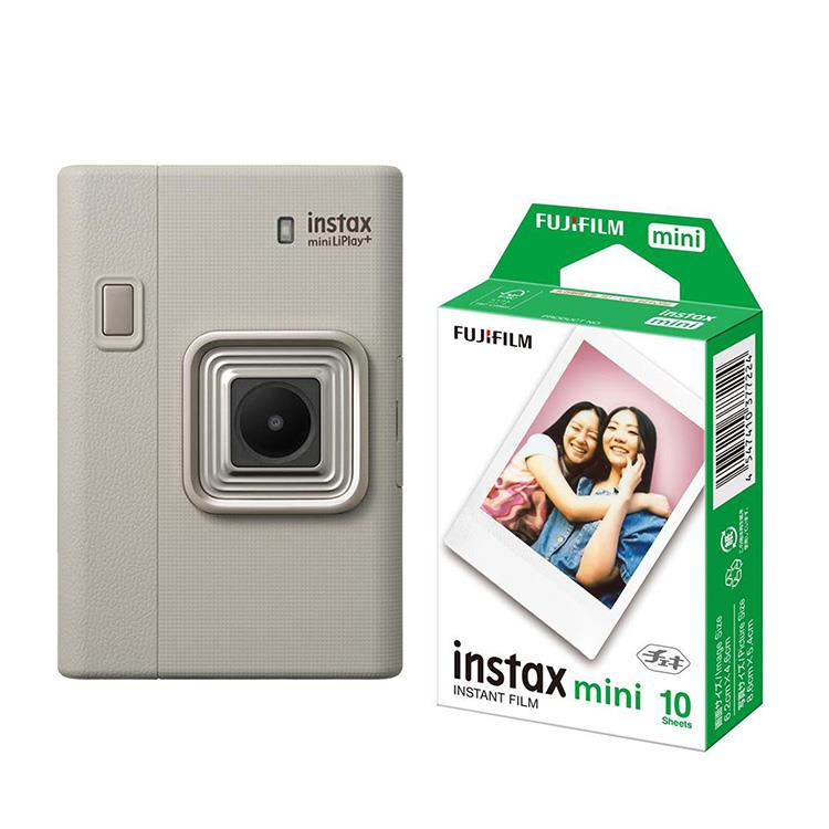 チェキ instax mini LiPlay+ ベージュ チェキ用フィルムセット ベージュ