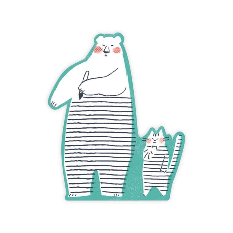 変形ポストカード oimo しましま しましま