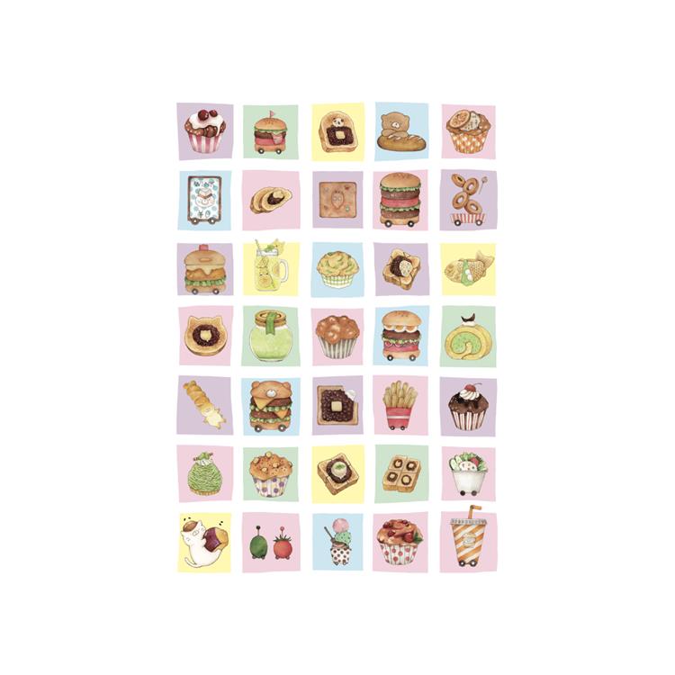 ポストカード柄 クッション 2個セット ポストカード Ponta Yummy！(Yummy!): ステーショナリー | ロフト
