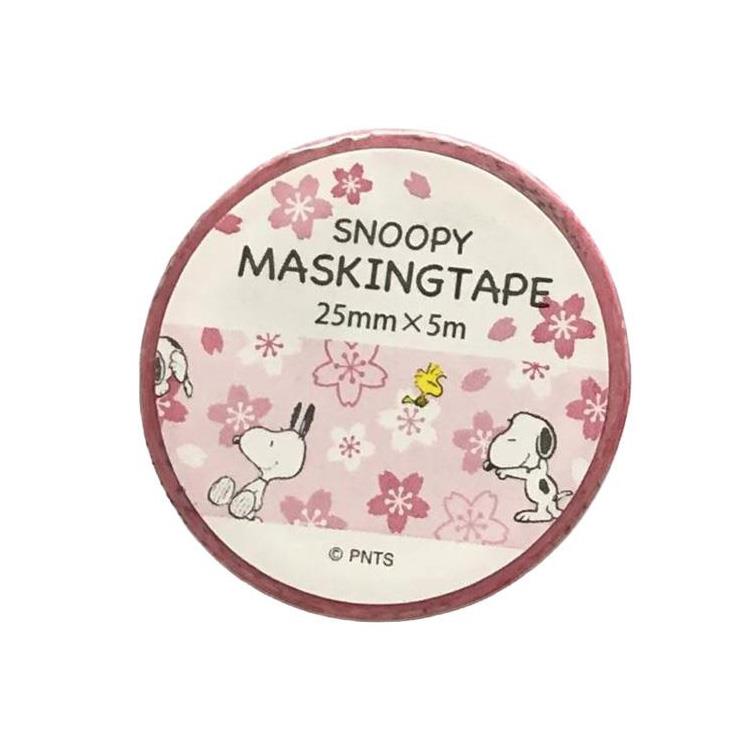 春柄 マスキングテープ スヌーピー さくら ピンク ピンク