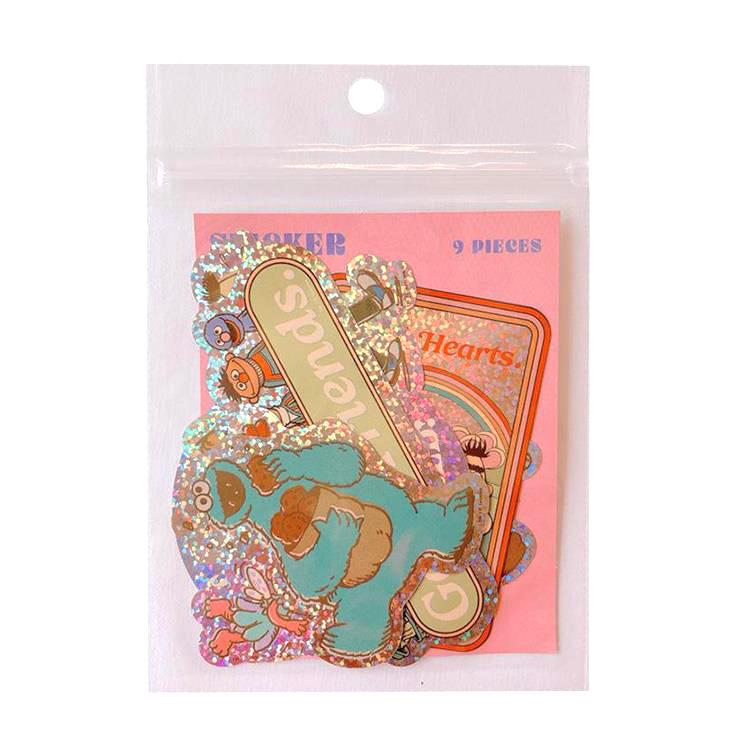 フレークステッカーセット セサミストリート 9枚入り