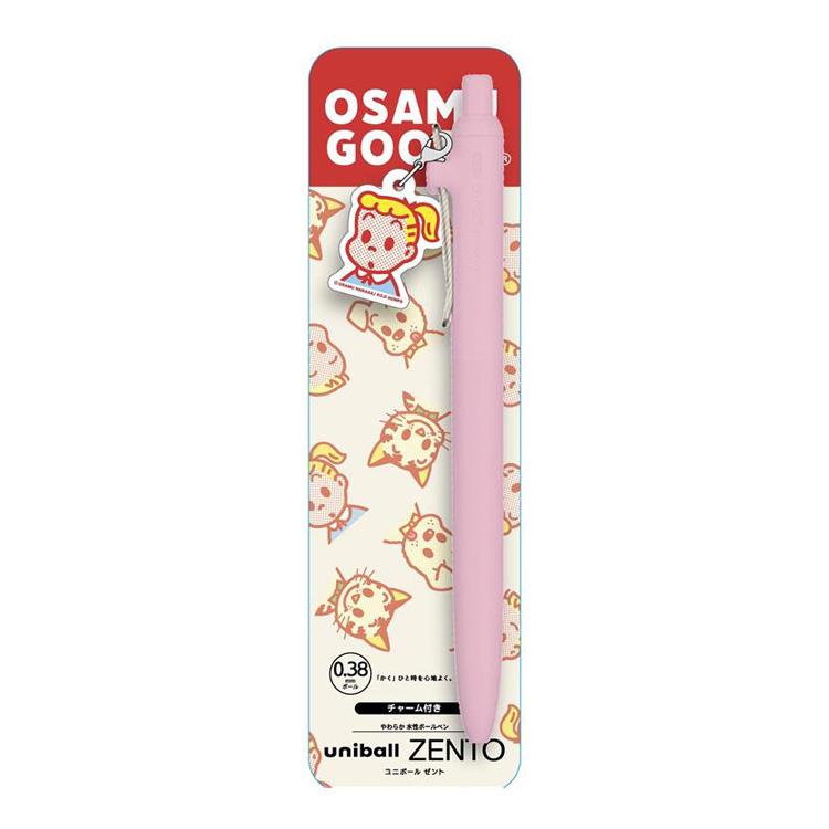 ユニボール ZENTO ボールペン 0.38mm 水性 チャーム付き オサムグッズ ジル ジル