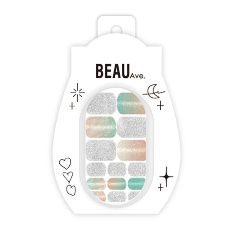 グリーンアメジスト フットネイルシール