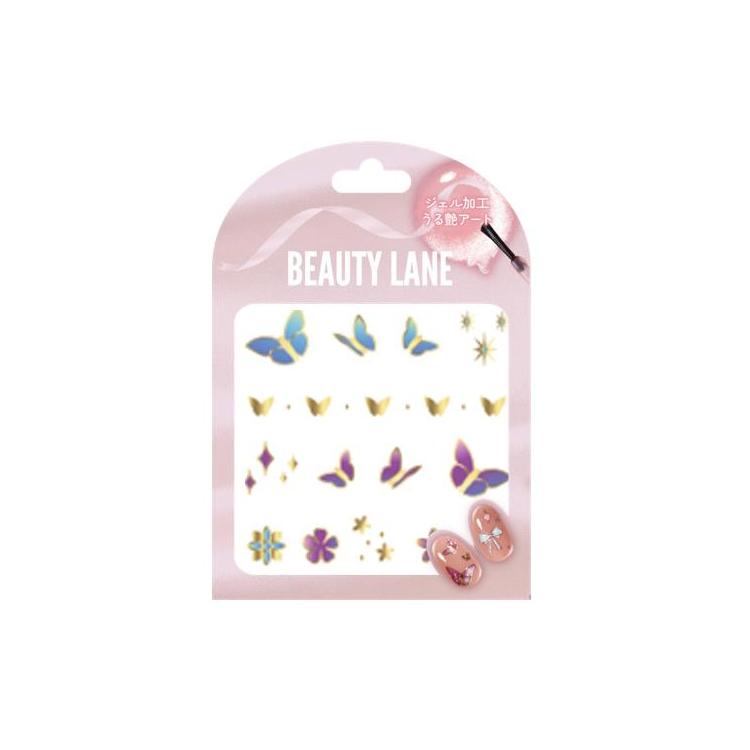 バタフライジュエリー ネイルパーツシール