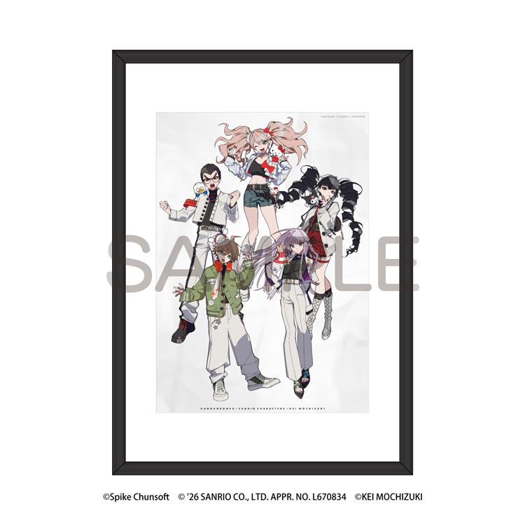ダンガンロンパシリーズ×サンリオキャラクターズ×望月けい 複製原画 ダンガンロンパ