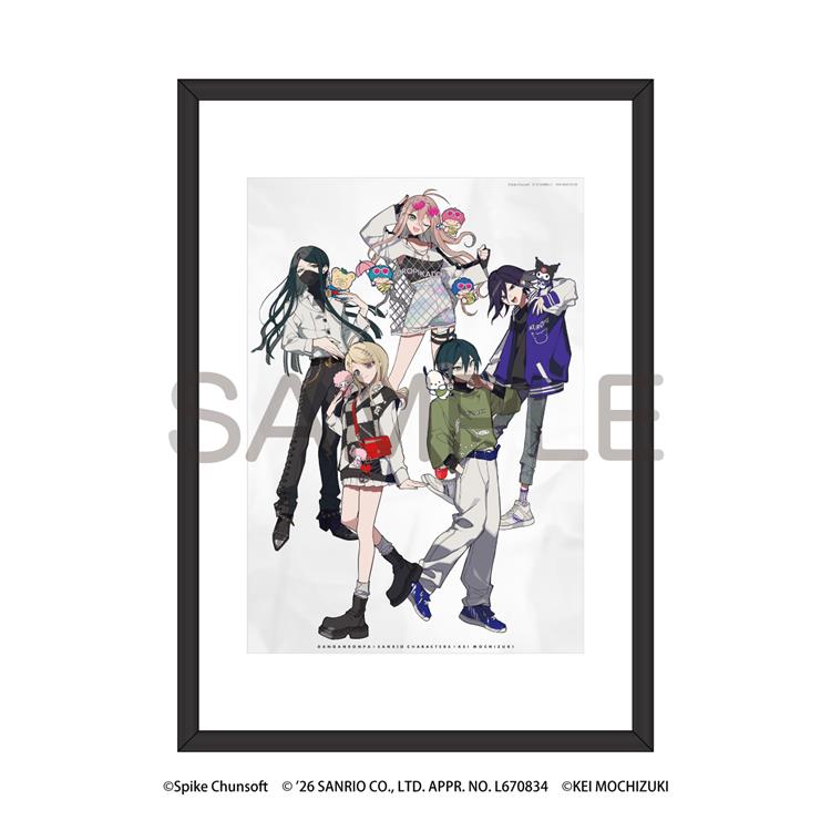 ダンガンロンパシリーズ×サンリオキャラクターズ×望月けい 複製原画 ニューダンガンロンパV3