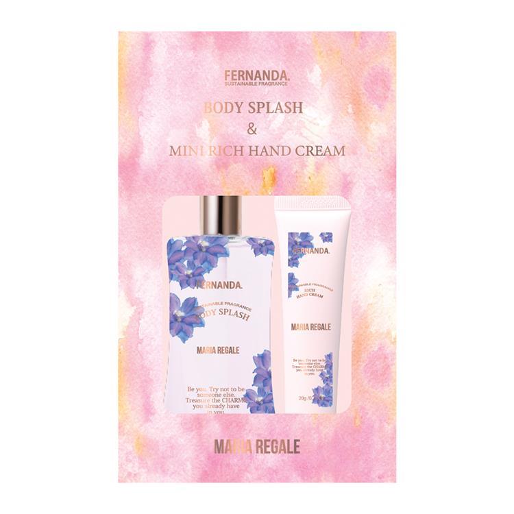 ボディスプラッシュ&ミニリッチハンドクリーム セット マリアピンク【数量限定】
