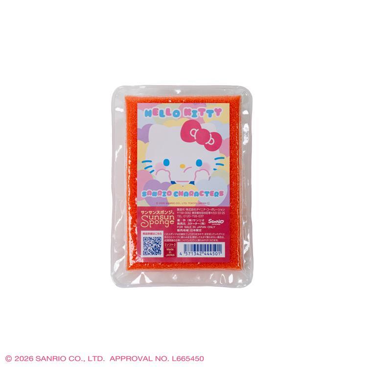 サンサンスポンジ×ハローキティ オレンジ ソフトタイプ オレンジ
