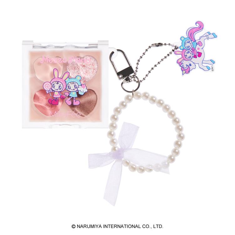 ぷくぷく涙袋パレット メゾピアノ N02 ストロベリーピンク【数量限定】 N02:ストロベリーピンク