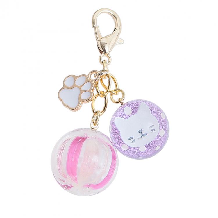 ツインチャーム ねこ紫風船: ファッション＆トラベル雑貨 | ロフト