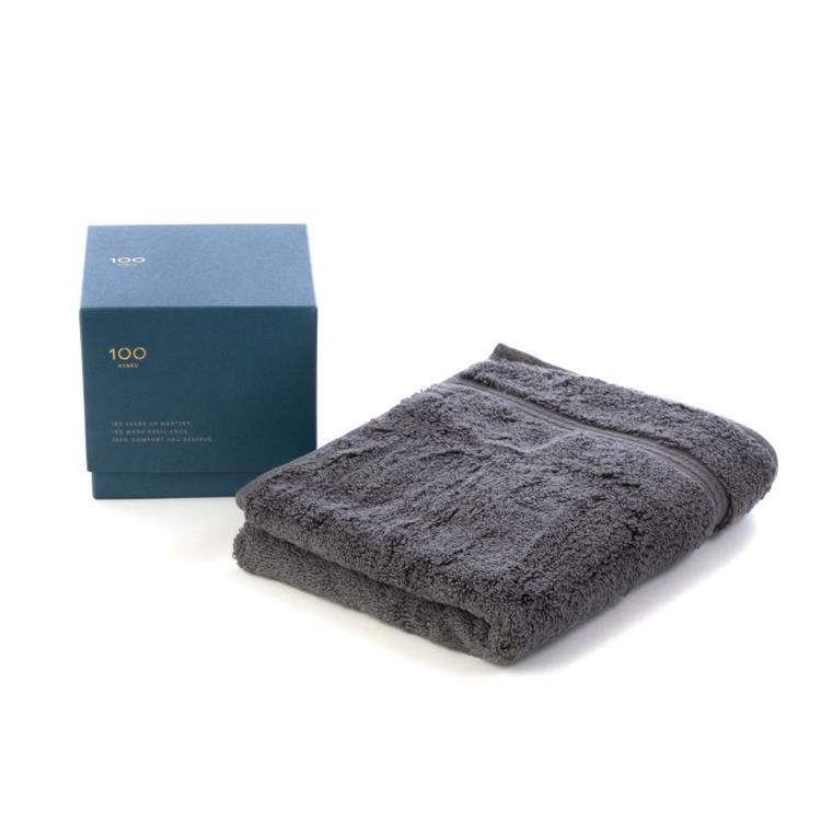 フェイスタオル 34×80cm グレー グレー