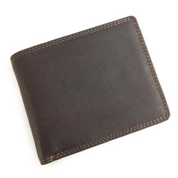 ジャパンホルス 二つ折り財布 ブラウン ブラウン