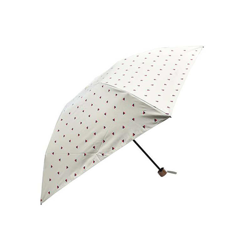 晴雨兼用折りたたみ傘　'軽量遮光遮熱　ツインハート　ホワイト　ロフトオリジナル