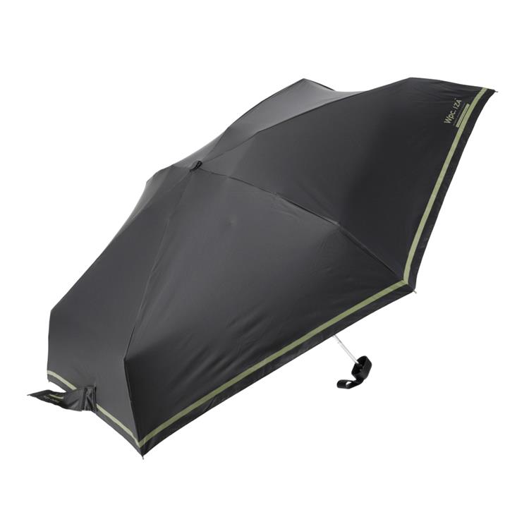 折りたたみ傘 晴雨兼用 IZA compact シングルライン ブラック【ロフト限定】 ブラック