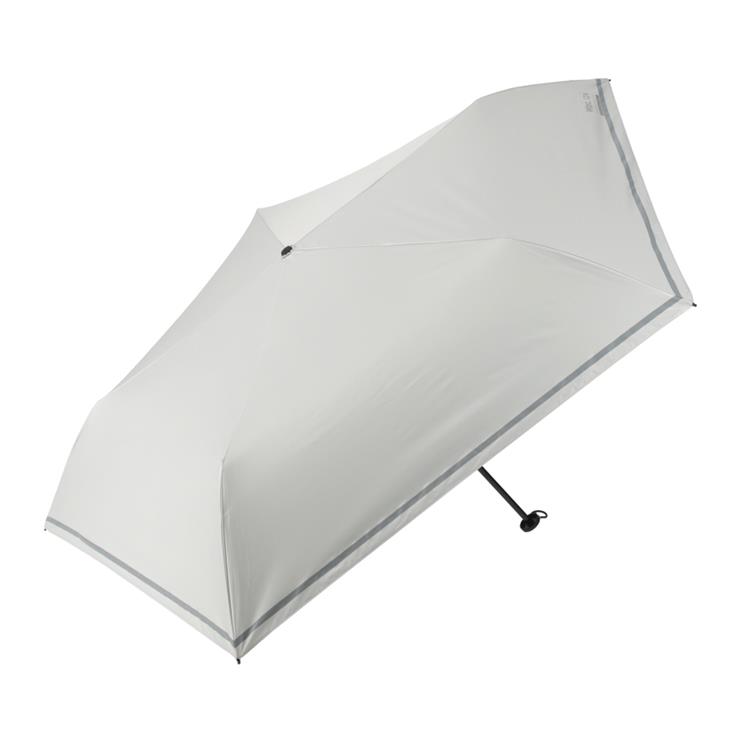 折りたたみ傘 晴雨兼用 IZA LIGHT&SLIM シングルライン ホワイト【ロフト限定】 ホワイト