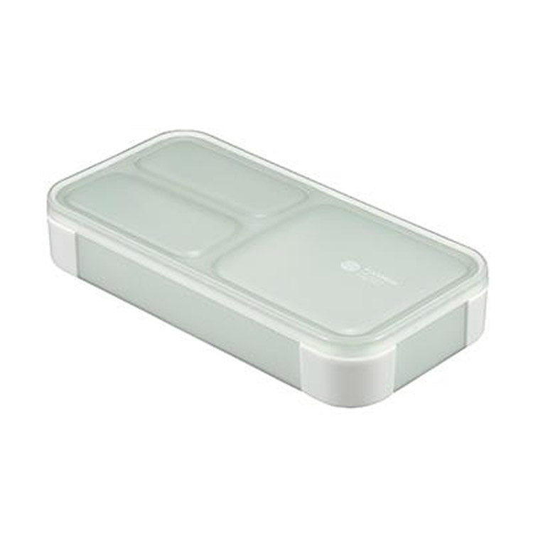 １段抗菌薄型ランチボックス ４００ｍｌ フードマン ライトグレー お弁当箱: ホーム＆キッチン ロフト公式通販サイト LOFT