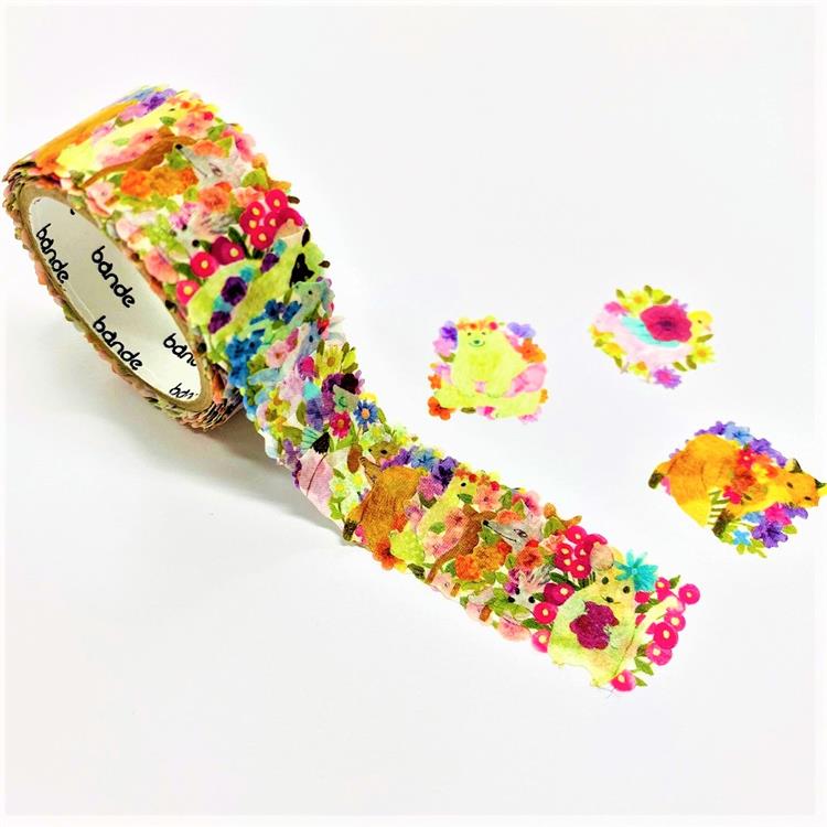 １枚ずつめくれるマスキングテープ 花と動物 ｋａｌｏ ステーショナリー ロフト公式通販サイト Loft