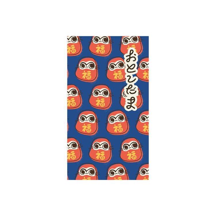 年賀ポチ袋 POP だるま 3枚入り だるま