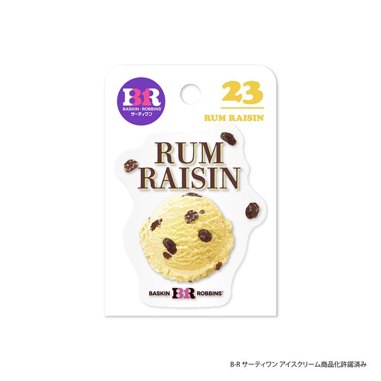 サーティワンアイスクリーム ステッカー ラムレーズン ラムレーズン