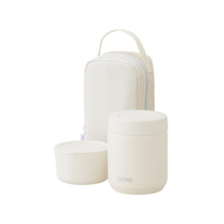 真空断熱スープランチセット 550ml JEE-551 アイボリー アイボリー