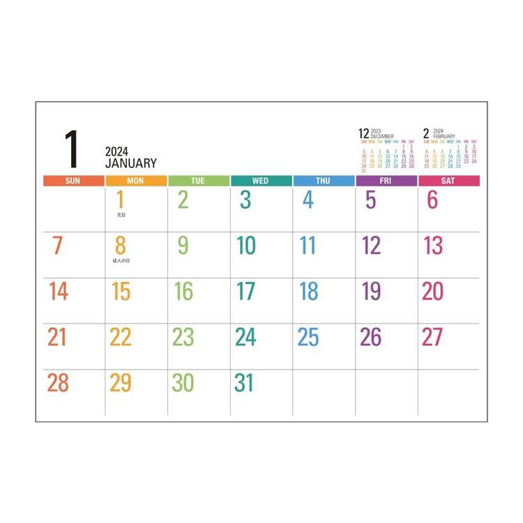 ２０２４年１月始まり　卓上　Ａ５　デスクトップカレンダー　Ｌ【ロフト限定】 Ｌ
