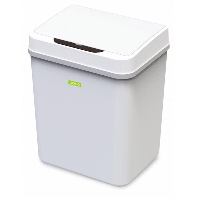 センサー式自動開閉ゴミ箱 生活防水タイプ アクロア ９Ｌ ホワイト 