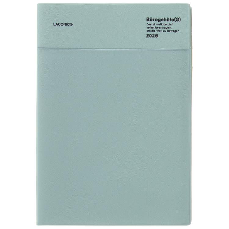 2025年12月始まり手帳 週間バーチカルレフト A5 ポケット ミント ミント