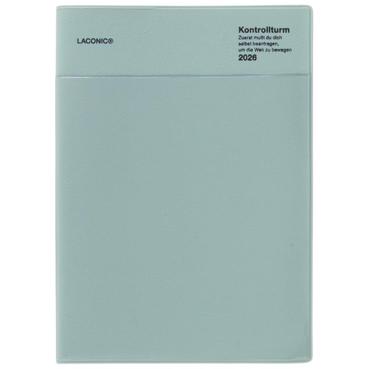 2025年12月始まり手帳 週間バーチカルレフト B6 ポケット ミント ミント