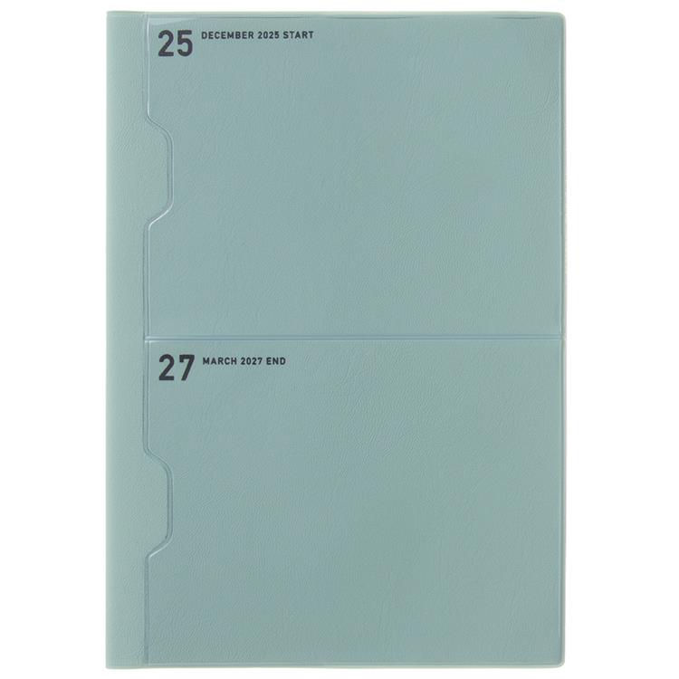2025年12月始まり手帳 月間 A5 ポケット ミント ミント